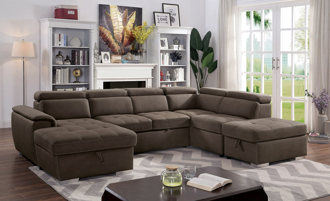 Hugo - Sectional - Light Brown Sacramento Furniture Store Furniture store in Sacramento