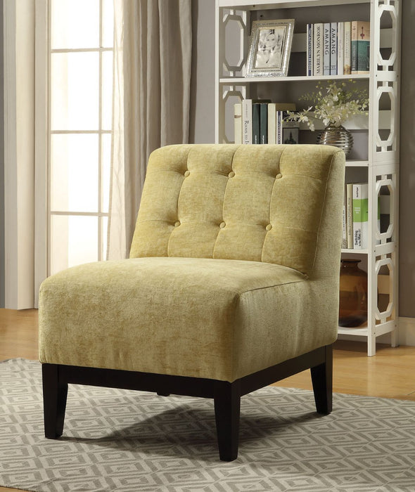 Cassia - Accent Chair - Yellow Fabric