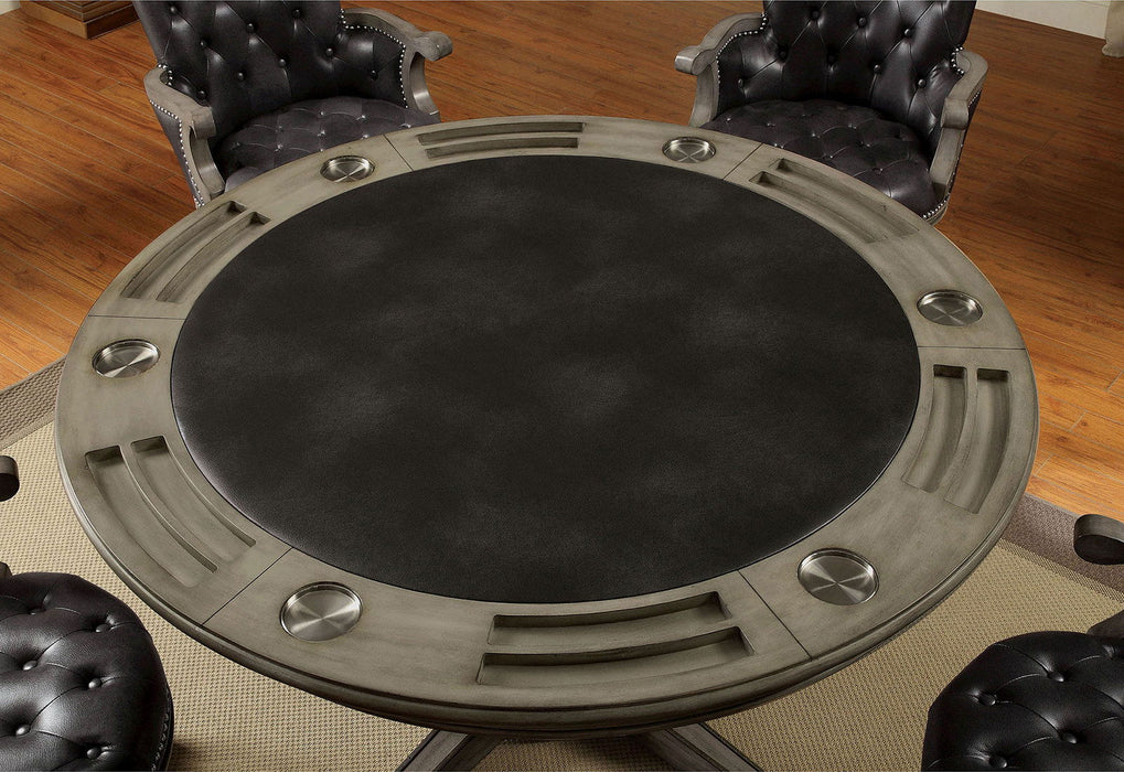 Yelena - Game Table - Gray Sacramento Furniture Store Furniture store in Sacramento