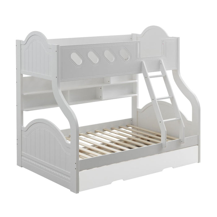 Grover - Twin Over Full Bunk Bed - White Sacramento Furniture Store Furniture store in Sacramento