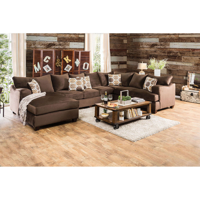 Wessington - U-Shaped Sectional - Chocolate Sacramento Furniture Store Furniture store in Sacramento