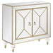 Lupin - 2-Door Accent Cabinet - Mirror And Champagne Sacramento Furniture Store Furniture store in Sacramento