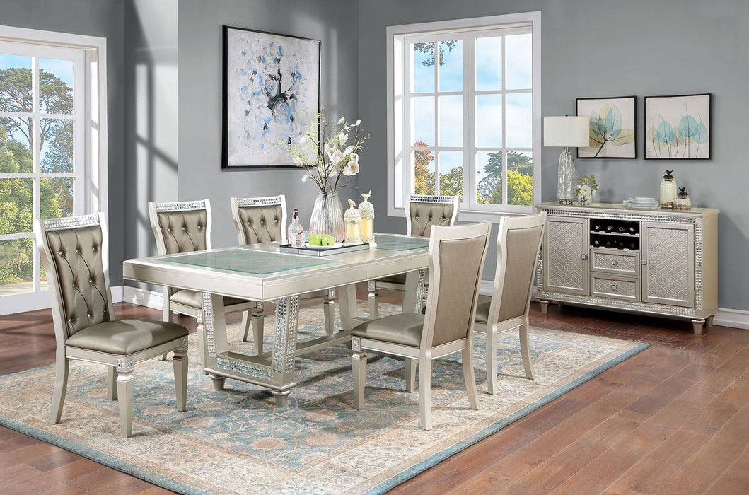 Adelina - Dining Table - Champagne Sacramento Furniture Store Furniture store in Sacramento