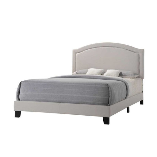 Garresso - Queen Bed - Fog Fabric Sacramento Furniture Store Furniture store in Sacramento