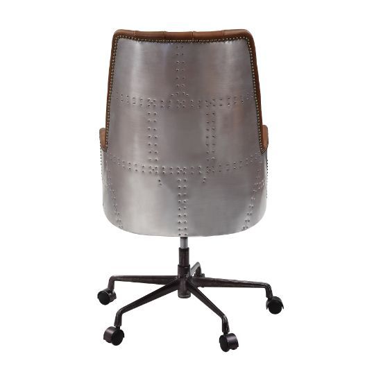 Salvol - Office Chair - Sahara Leather & Aluminum