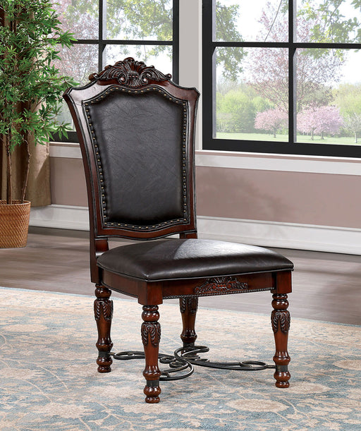 Picardy - Side Chair (Set of 2) - Brown Cherry / Black Sacramento Furniture Store Furniture store in Sacramento