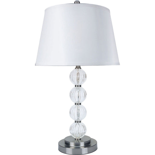 Oona - Table Lamp (Set of 2) - White / Clear Sacramento Furniture Store Furniture store in Sacramento