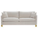 Corliss - Upholstered Arched Arms Sofa - Beige Sacramento Furniture Store Furniture store in Sacramento