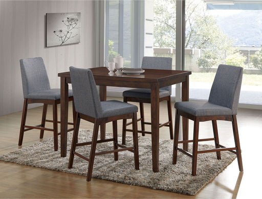 Marten - Counter Height Chair (Set of 2) - Brown Cherry / Gray Sacramento Furniture Store Furniture store in Sacramento