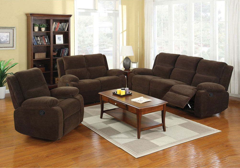 Haven - Loveseat With 2 Recliners - Dark Brown Sacramento Furniture Store Furniture store in Sacramento