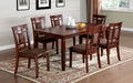 Montclair - 7 Piece Dining Table Set - Dark Cherry / Brown Sacramento Furniture Store Furniture store in Sacramento