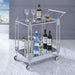 Ebba - Serving Cart - Pearl Silver Sacramento Furniture Store Furniture store in Sacramento