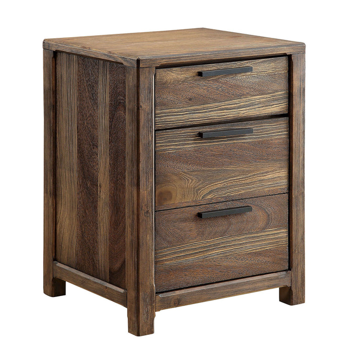 Hankinson - Nightstand - Rustic Natural Tone Sacramento Furniture Store Furniture store in Sacramento