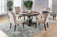 Nerissa - Round Table - Antique Black / Beige Sacramento Furniture Store Furniture store in Sacramento