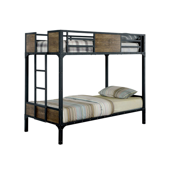 Clapton - Twin Bed With Workstation - Black Sacramento Furniture Store Furniture store in Sacramento