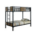 Clapton - Twin Bed With Workstation - Black Sacramento Furniture Store Furniture store in Sacramento