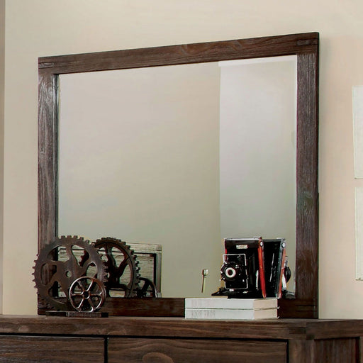 Rexburg - Mirror - Wire - Brushed Rustic Brown Sacramento Furniture Store Furniture store in Sacramento